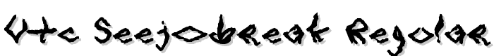 VTC SeeJoBreak Regular font